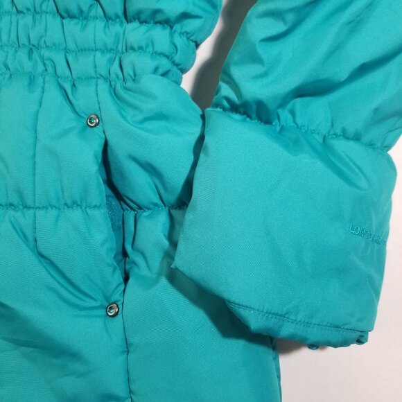 London Fog Jacket Teal Green Puffer Full Zip Hooded Long Sleeve Youth Medium - Picture 7 of 9